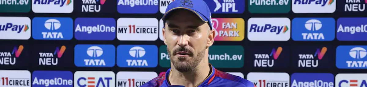 Faf du Plessis Opens Up After RCB's 6th Loss in IPL 2024