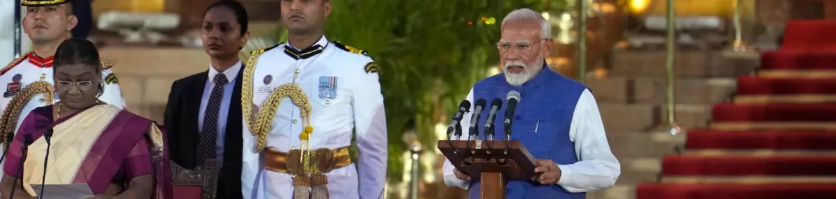 Narendra Modi Sworn in as India’s Prime Minister for a Third Term