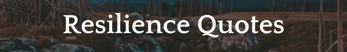 Resilience Quotes: Embracing Adversity and Bouncing Back