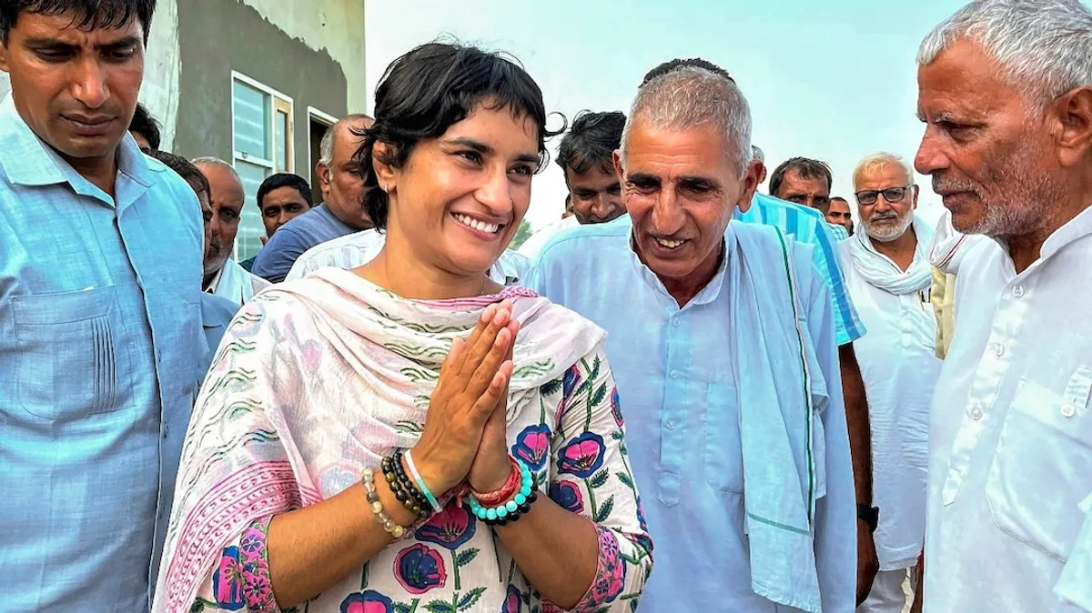 Vinesh Phogat's Victory: A Setback for Congress Amidst Emerging Issues