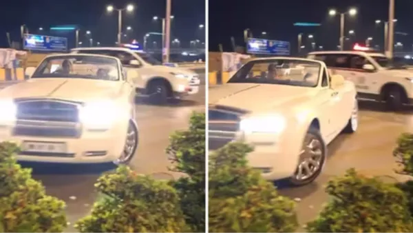 Ambani Twins Take Luxury to New Heights: Isha and Akash Ambani Spotted in Top-Down Rolls-Royce