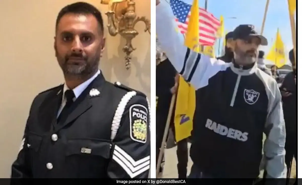 Canadian Police Officer Suspended After Attending Pro-Khalistan Protest Outside Hindu Temple