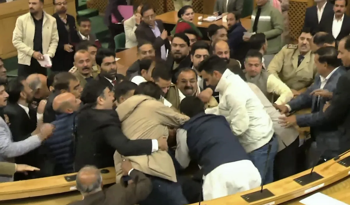 Sajad Lone Defends Fellow MLA as House Scuffle Over Article 370 Heats Up in J&K Assembly