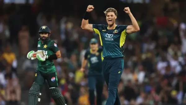 ​​​​Johnson's Five-for Headlines Nervy Win as Australia Take Series