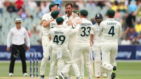 Starc Strikes First Ball to Set the Tone at Adelaide Oval