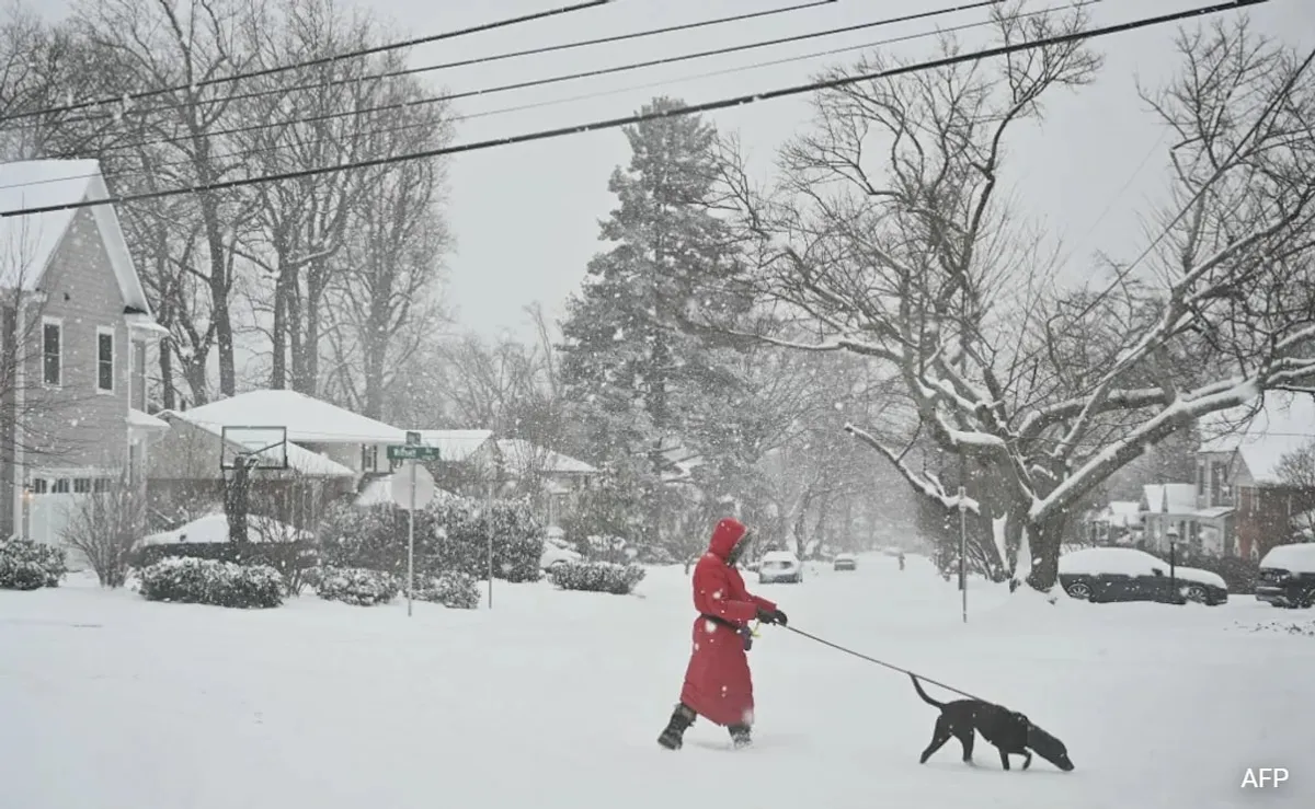 Winter Storm Strikes Eastern US, Resulting in 5 Deaths and Widespread Power Outages