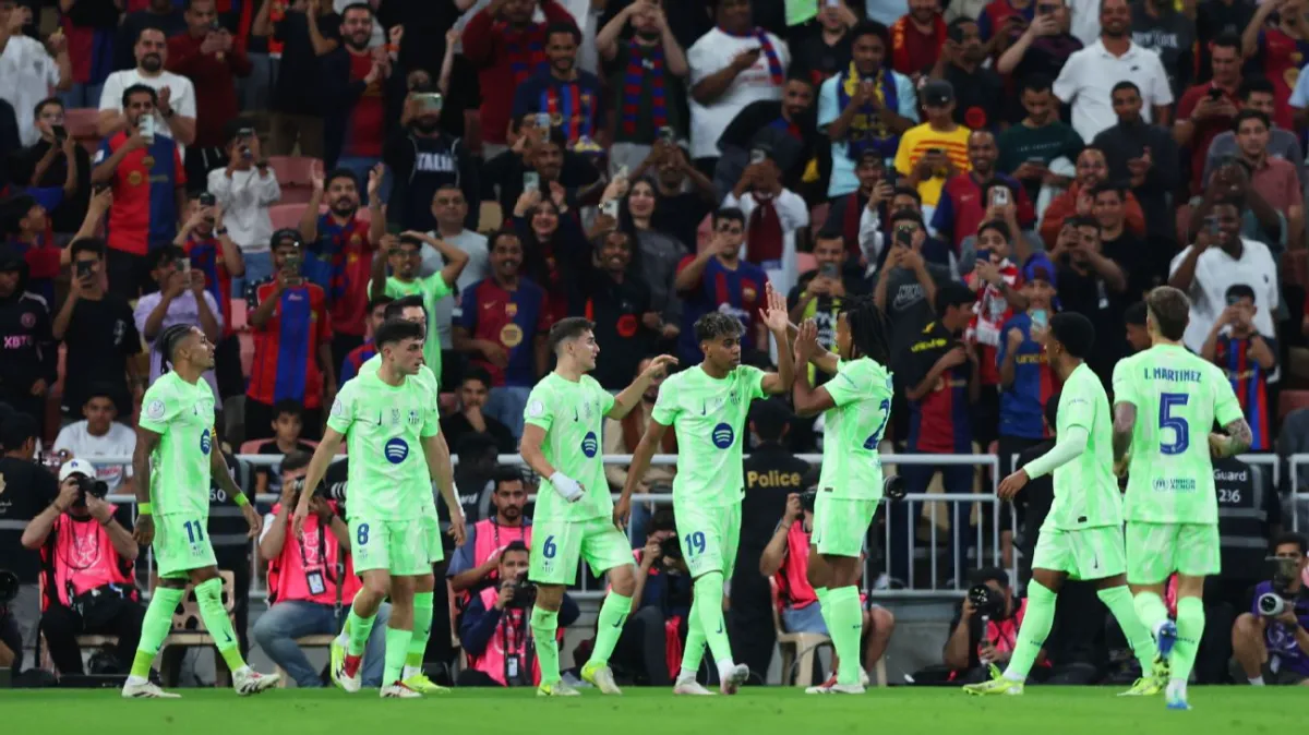 Barcelona Secures Spot in Super Cup Final with 2-0 Win Over Athletic Club