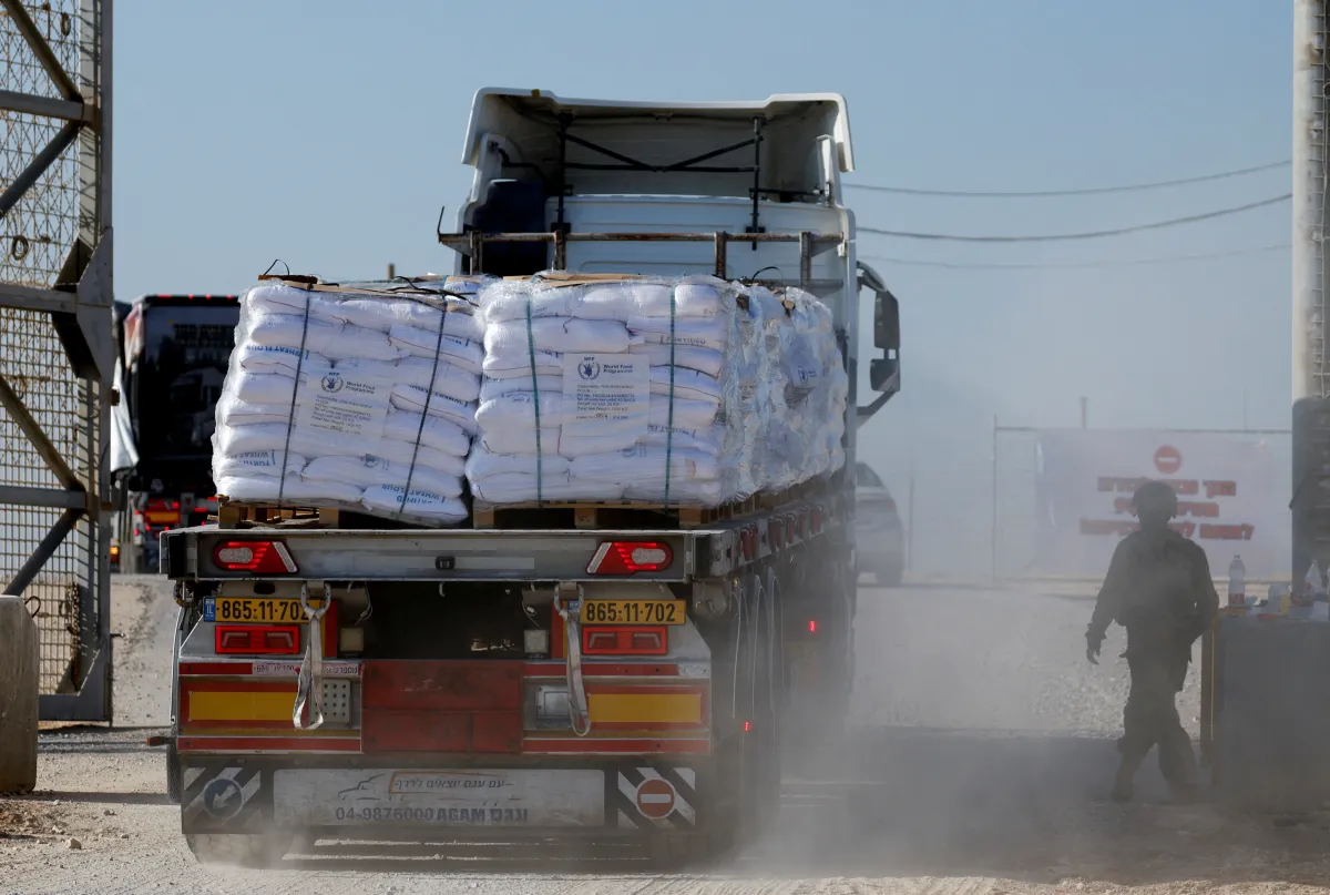 Humanitarian Aid Enters Gaza Following Israel-Hamas Truce Agreement