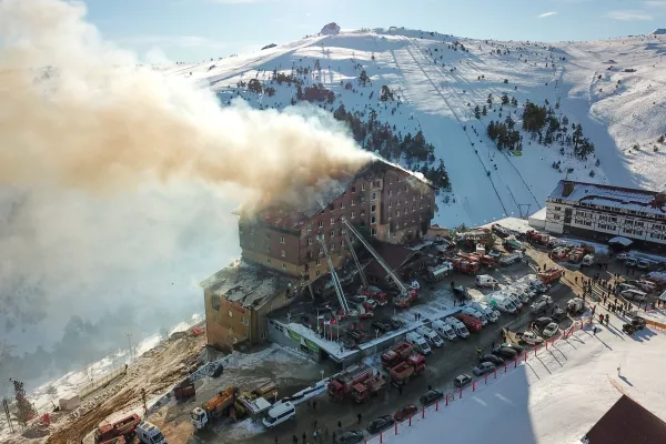 Tragedy Strikes Turkey’s Ski Resort: Hotel Fire Claims 10 Lives and Injures 32