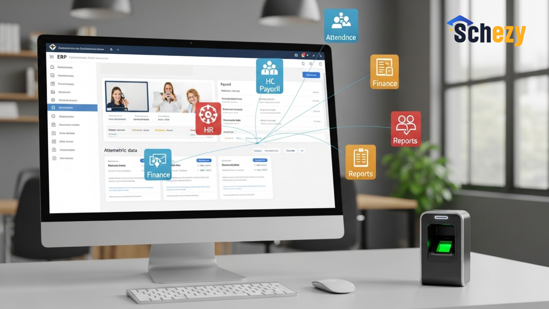 biometrics to an ERP
