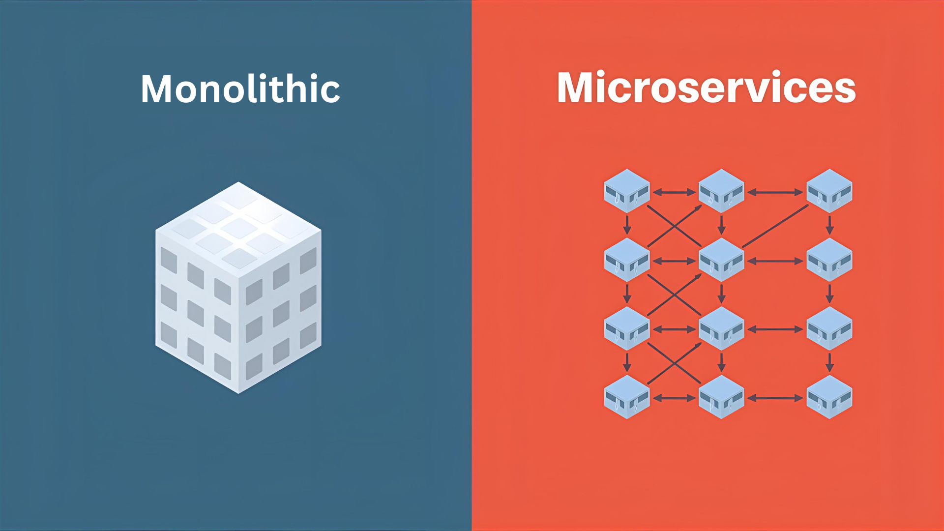 Monolithic vs Microservices