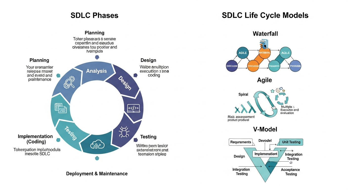Step-by-step SDLC phases and life cycle models explained