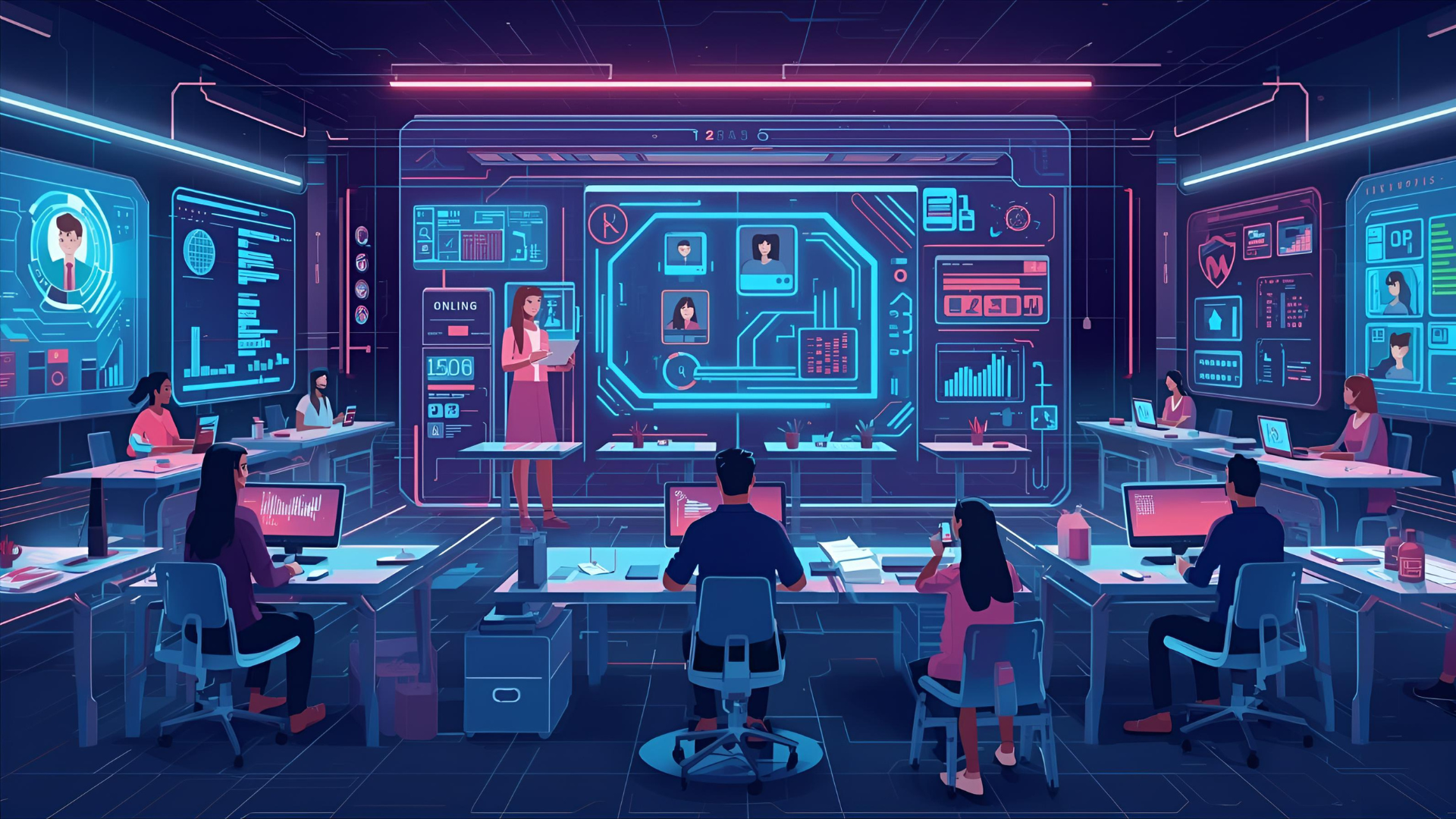 AI-driven online courses website showing educators creating and selling topic-based lessons to learners through a modern e-learning platform.