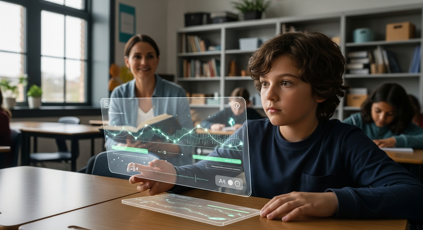 student exploring ai guided learning with real curiosity