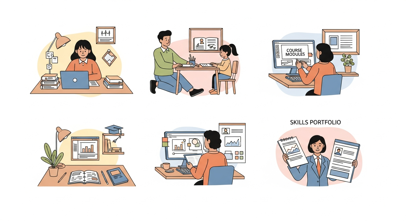 practical steps for students, parents, teachers, and employers to improve online learning