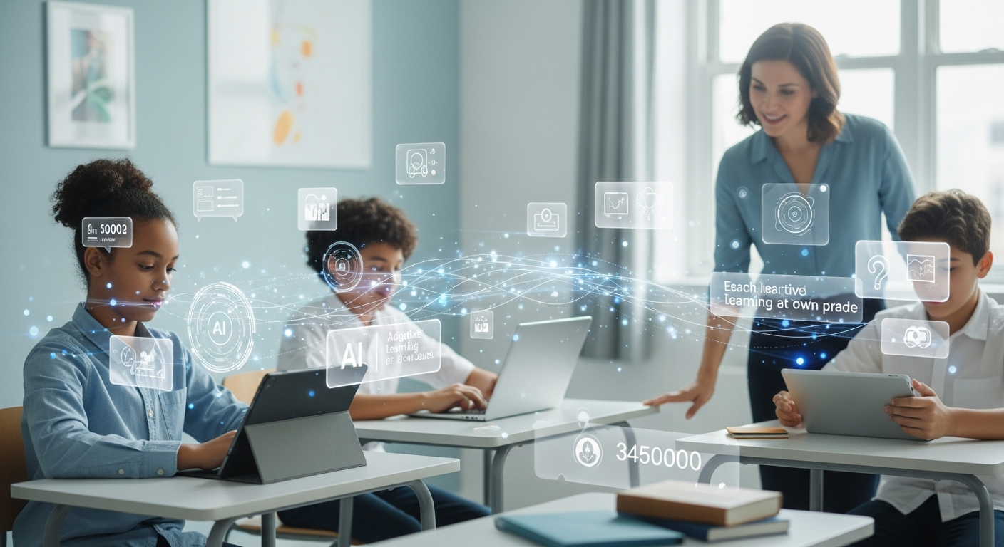 teachers and students using LMS dashboards and digital learning tools