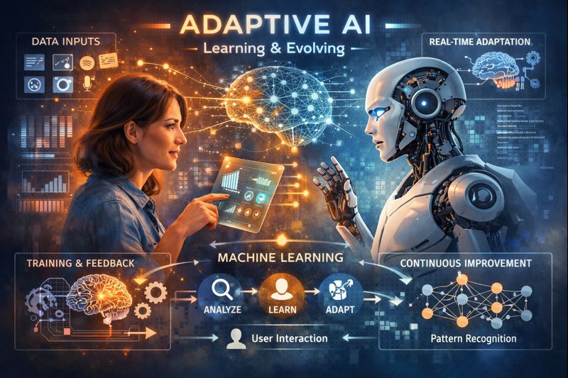 Adaptive AI interaction in motion