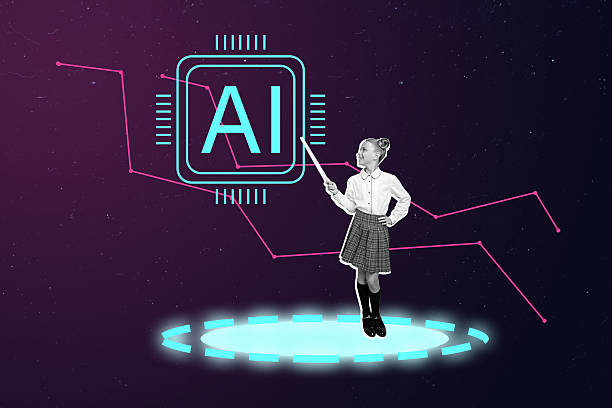 Illustration showing educators using AI-powered tools to enhance teaching, personalize learning, and improve classroom efficiency in 2026.