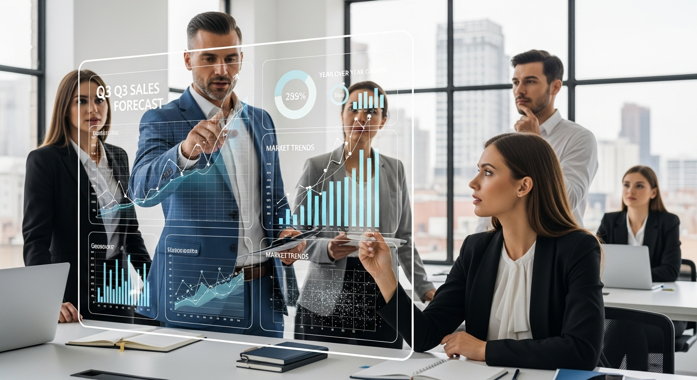 Sales forecasting techniques in action