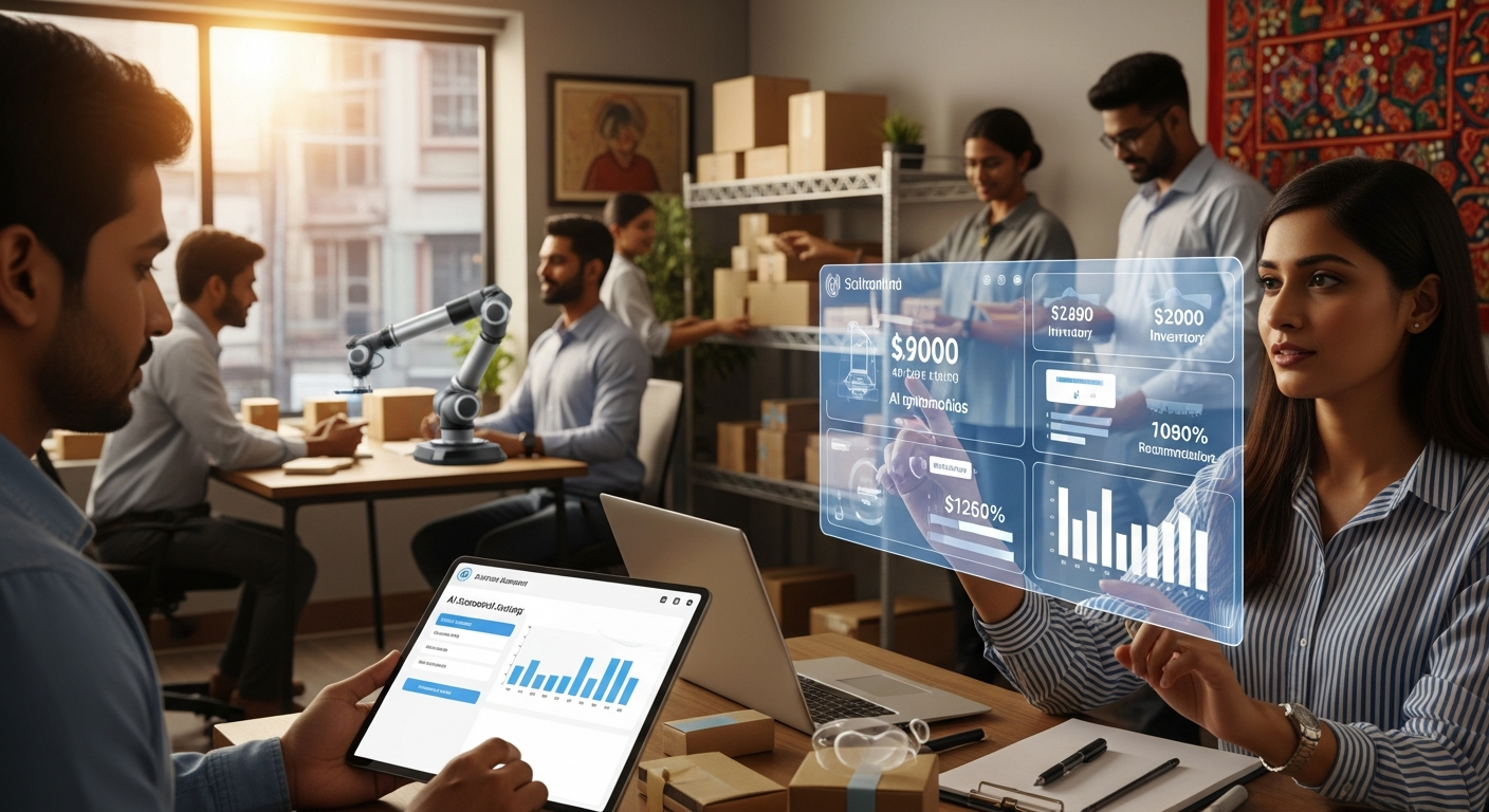 Artificial intelligence enhancing productivity for small businesses in India