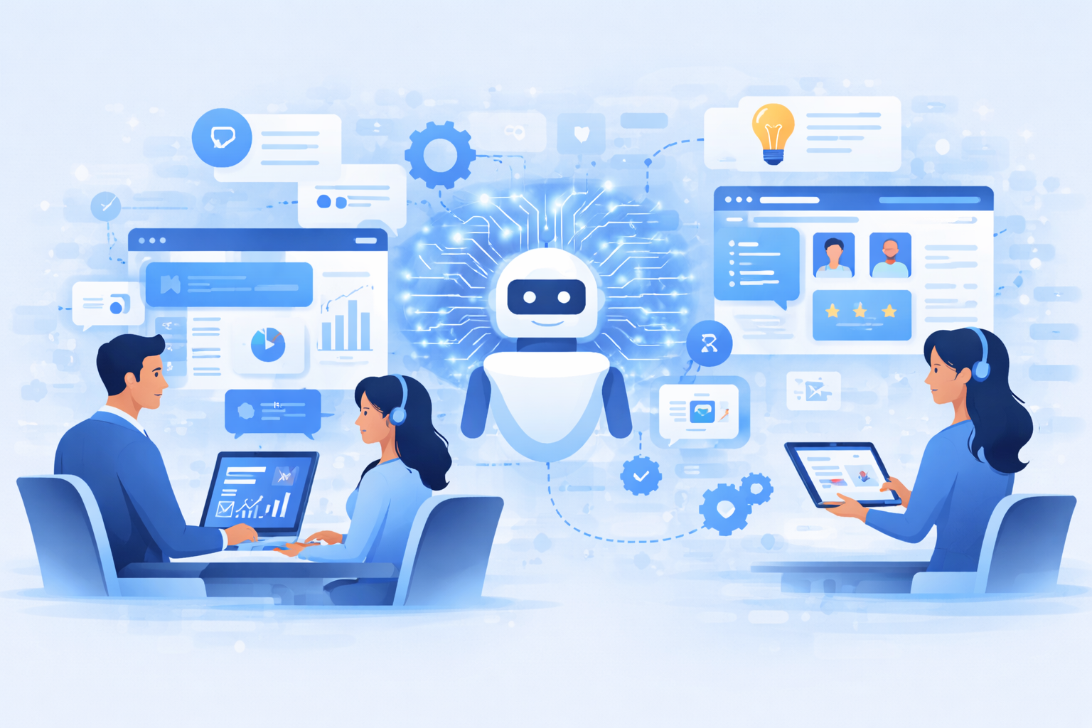 AI tools enhancing sales and customer support efficiency