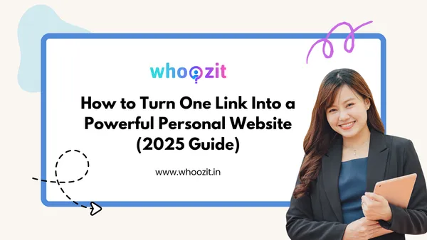 How to Turn One Link Into a Powerful Personal Website