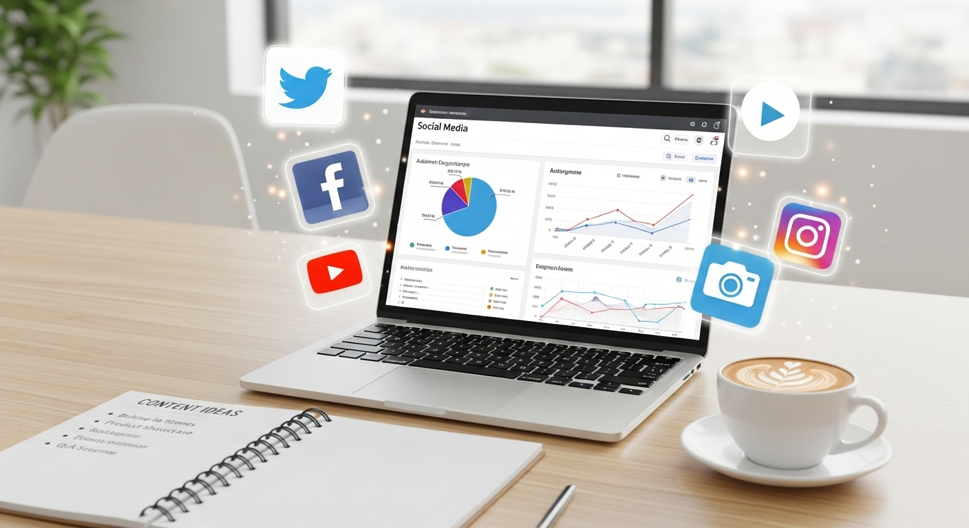 social media plan sample for content creators and marketers