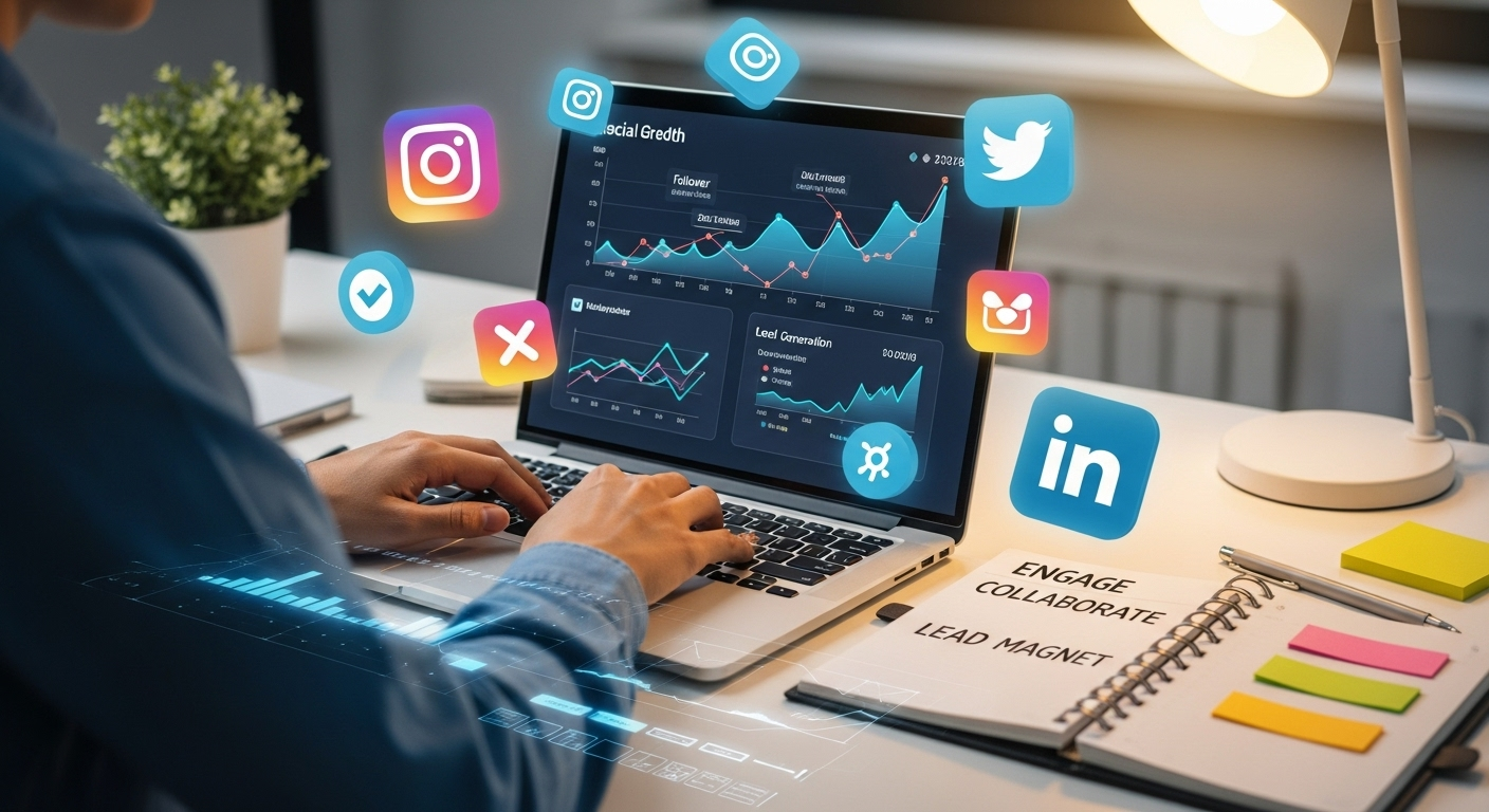 Man working on SEO for portfolio