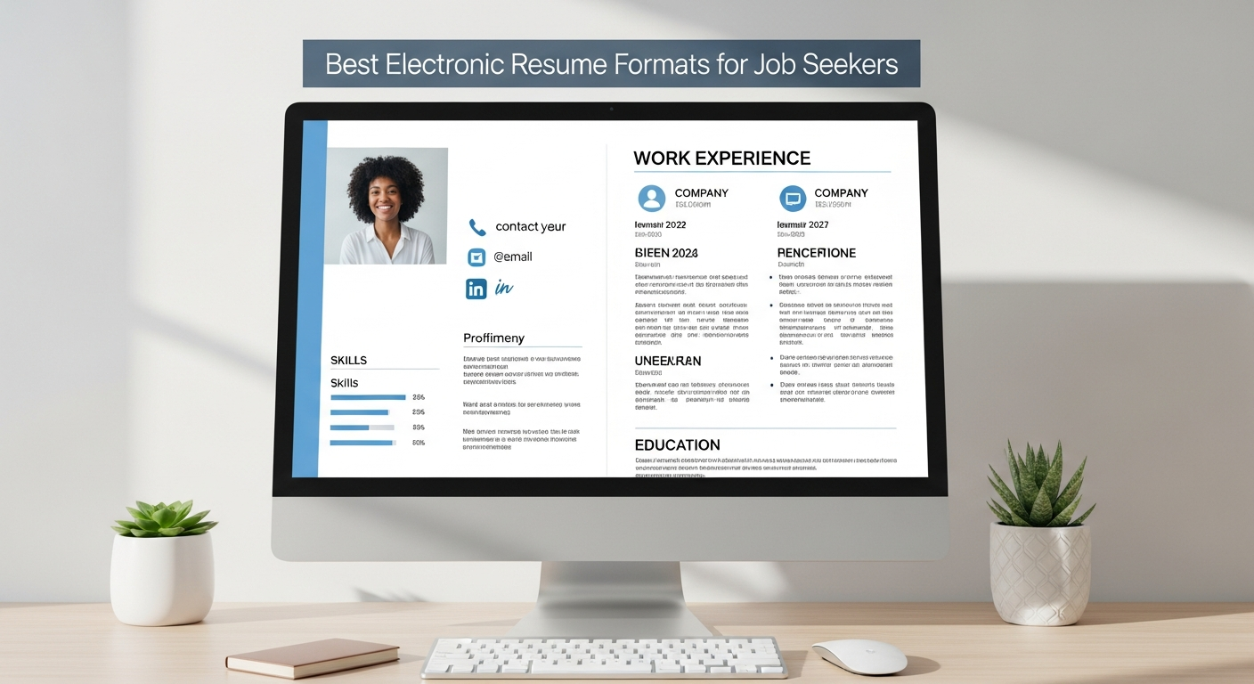 Best Electronic Resume Formats for Job Seeker