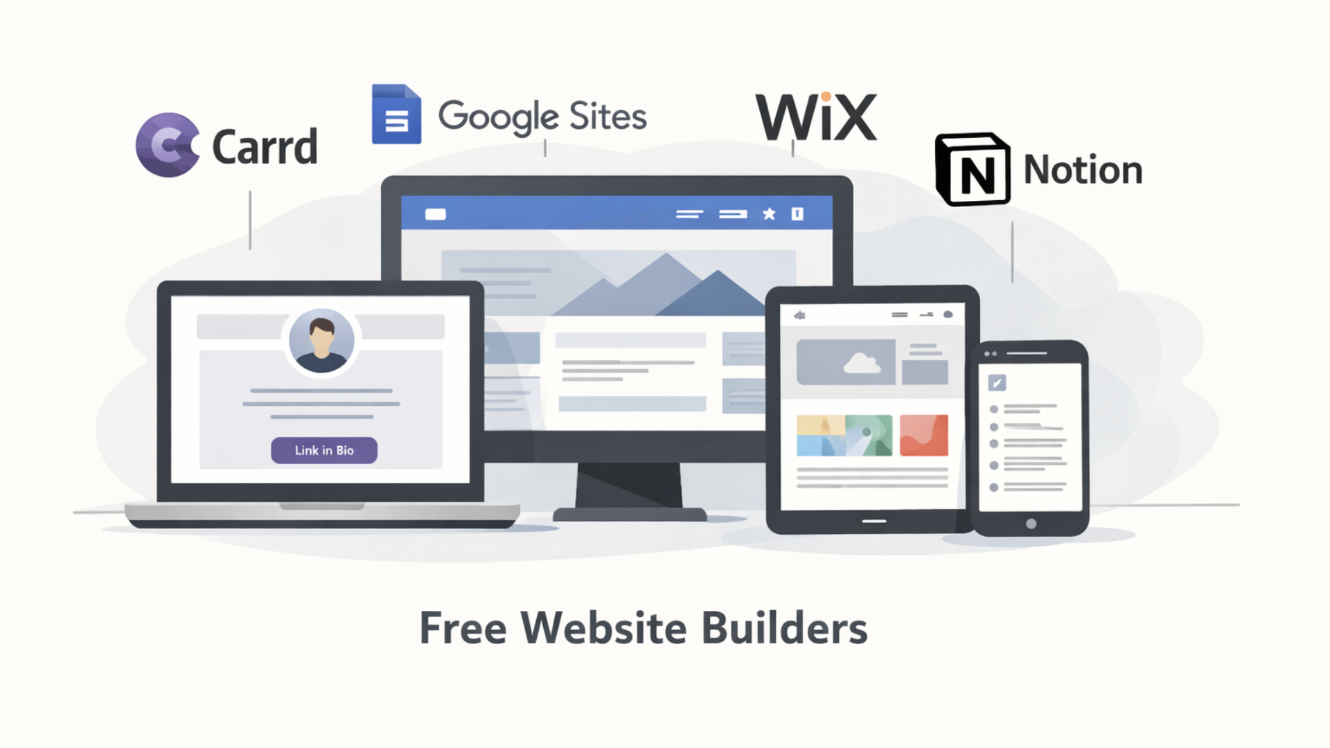 Free tools to create a personal website without coding